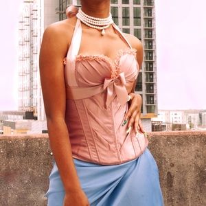 Pink Corset Top